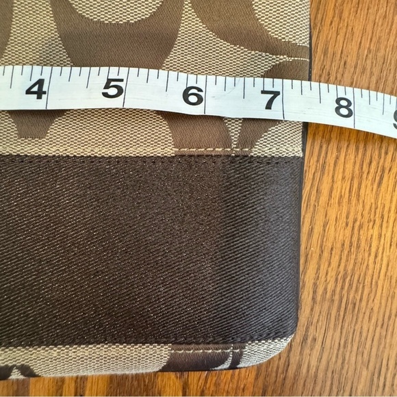 Coach, Signature Coach Crossbody, Brown, 8.5” H X 7.5” W - Picture 3 of 9